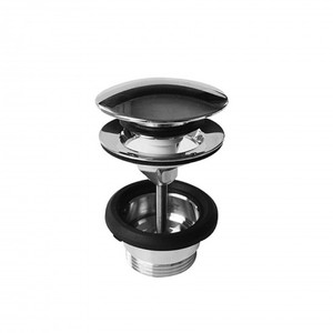 Fantini 3 pollici in acciaio inox rifiuti Click-Clack Pop-Up scarico per lavabo e vasca da bagno - Product Image 1