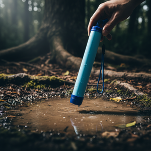 Pajita con Filtro de Agua Lista para la Aventura, Equipo de Exterior Portátil de Alta Calidad, Compacta <span class=keywords><strong>y</strong></span> Eficiente para Exploración al Aire Libre - Product Image 1