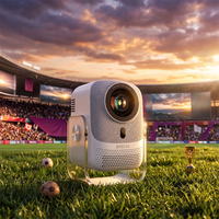 Projecteur BYINTEK LOVE 2 à mise au point automatique pour événements sportifs 2026, écran géant 150 pouces, Smart Android WiFi, projecteur portable pour la maison, OEM