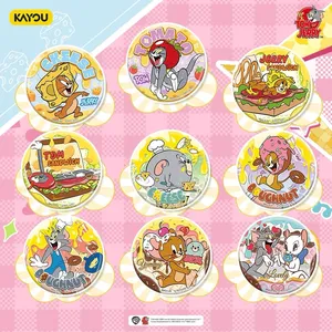 Badge in Latta 100% Originale KAYOU Serie <span class=keywords><strong>Tom</strong></span> <span class=keywords><strong>e</strong></span> <span class=keywords><strong>Jerry</strong></span> Duo Adorabile SEA - Product Image 2