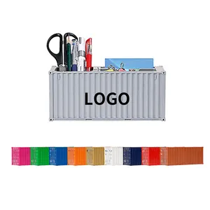 Khuyến Mãi 2024 Chủ Bút Tùy Chỉnh Văn Phòng Vận Chuyển Container Hình Dạng Bàn Bút Tổ Chức Chủ Cho Kinh Doanh