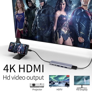 Hdtv 4k PD 100W <span class=keywords><strong>USB</strong></span>-<span class=keywords><strong>C</strong></span> truyền dữ liệu 1 loại <span class=keywords><strong>C</strong></span> <span class=keywords><strong>c</strong></span>ổng <span class=keywords><strong>USB</strong></span> <span class=keywords><strong>HUB</strong></span> <span class=keywords><strong>Multiport</strong></span> 6 trong 1 <span class=keywords><strong>USB</strong></span> <span class=keywords><strong>C</strong></span> <span class=keywords><strong>HUB</strong></span> - Product Image 5
