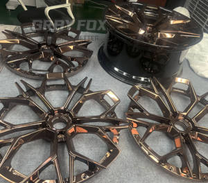 GRAYFOX Custom 2-Piece Lip <span class=keywords><strong>champagne</strong></span> gold 17-22 Inch 5X112 5x120 Forged Wheel pour BMW Land Rover Porsche <span class=keywords><strong>Ferrari</strong></span> Benz Volkswagen - Product Image 4