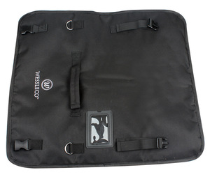 OEM Factory Professional Customized Logo Roll Knife Tool Bag Eco-Friendly Polyester Chef Knife Bag Shoulder Strap - Product Image 4
