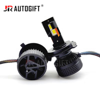 OEM haute puissance 200W H7 H4 H11 ampoule de phare LED 3 tubes de cuivre phare de voiture antibrouillard H7 H11 HB3 9005 projecteur LED