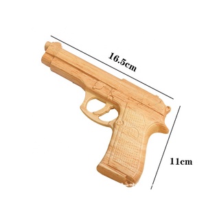 Pistola de Madera para Juego de Imitación, Juguete Primitivo, Pistola de Madera para Niños, Juguete de Disparos, Juguetes Clásicos para Niños - Product Image 5