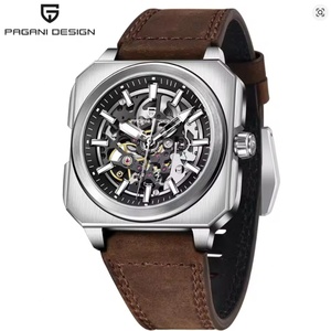 PAGANI DESIGN PD-1820 43MM Men's <b>Watch</b> Luxury Sapphire Stainless Steel Men's Mechanical Automatic <b>Watch</b> Waterproof 100 Meters - Product Image 1