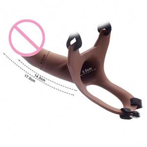 Hohler Strap-On Dildo, Penis-Sleeve für Männer, Penisvergrößerungs-Kondome mit Gurt - Product Image 3