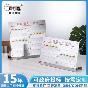 Kang Key Stainless Steel Inpatient List 40 Slots Hospital Nursing Station Board - Product Image 5