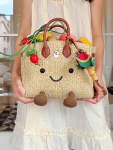 Borsa <span class=keywords><strong>a</strong></span> tracolla <span class=keywords><strong>da</strong></span> donna 2026 di nuovo arrivo, elegante, in tessuto, stile designer, borsa <span class=keywords><strong>a</strong></span> tracolla, borsa <span class=keywords><strong>da</strong></span> spiaggia alla moda, morbida, resistente, con bottone, per vacanze - Product Image 1