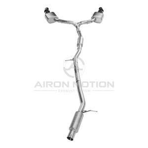 Compatible con Audi A4/A5 B9, A6 C8, Q5 FY, VW <span class=keywords><strong>Arteon</strong></span> y Touareg 2.0T, escape con válvulas electrónicas Cat-back. Bienvenidos compradores globales, pónganse en contacto - Product Image 5