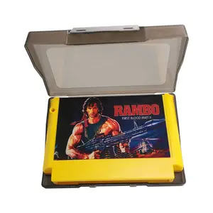 Rambo FC 8 bit trò chơi Cartridge cho 60 pin tv Trò chơi giao diện điều khiển