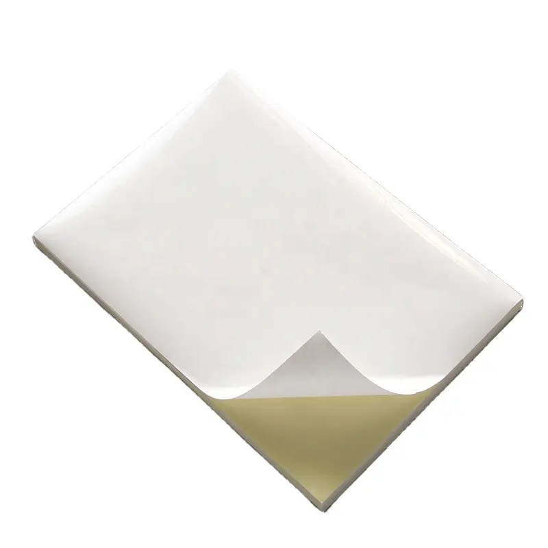 Lopal-etiqueta de hoja completa, 2000 hojas por bolsa, tamaño A4, papel adhesivo blanco brillante para impresora de inyección de tinta/láser, etiquetas de envío adhesivas
