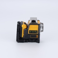 Niveau laser industriel multifonctionnel 21V à 12 lignes, haute précision, auto-nivelant, pour extérieur, lumière verte, alimenté par batterie au lithium