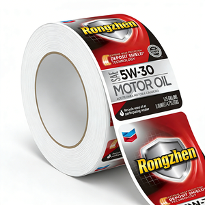 מדבקות ויניל חתוכות בהתאמה אישית להדפסה סיטונאית, עמידות למים, לבקבוקי פלסטיק של שמן מנוע, לאריזה - Product Image 2