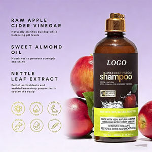 Shampoo anti-chute de cheveux <span class=keywords><strong>naturel</strong></span> biologique, vinaigre de cidre de pomme, avocat, noix de coco, revitalisant, shampooing stimulant la croissance des cheveux - Product Image 2