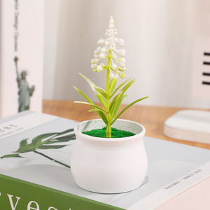 Nouveau bonsaï artificiel en aiguilles de pin, fleur en plastique, 5 couleurs, mini plante en pot, décoration d'intérieur, ornement de bureau - Product Image 4