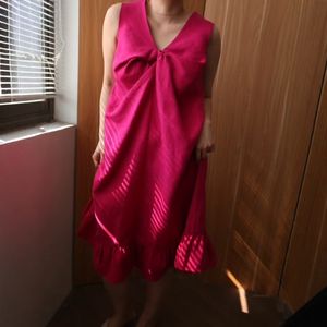 批发女式夏装百褶棉亚麻连衣裙v领无袖长亚麻连衣裙女式休闲 - Product Image 5