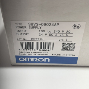 แหล่งจ่ายไฟแบบสวิตช์ S8VS-09024AP 90W 24VDC 3.75A ติดตั้งบนราง DIN พร้อมจอแสดงผล LED สำหรับ PLC ความเชี่ยวชาญด้านเทคนิคขั้นสูง พร้อม Deep-roo - Product Image 1