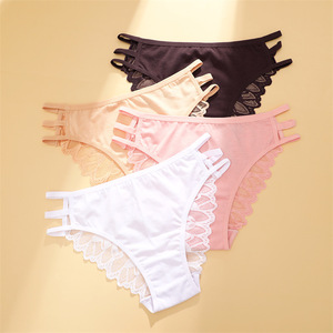 Culotte de bikini blanche douce grande taille pour femmes échantillon gratuit caleçon jetable post-partum culotte de femme vente en gros - Product Image 6