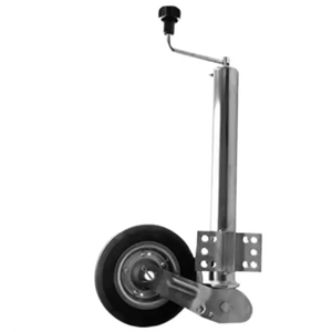 <span class=keywords><strong>Rueda</strong></span> de Remolque de 60 mm con Soporte en K, Capacidad de 272 kg, <span class=keywords><strong>Rueda</strong></span> de Goma de 200x60 mm con Llanta de Metal para Remolque de Caravana - Product Image 5