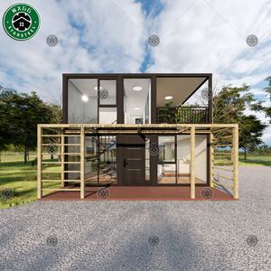 Casa Contenedor Prefabricada Certificada de Dos Niveles con Terraza y Barandilla para Patio, Residencia Independiente y Vivienda Multifuncional - Product Image 6