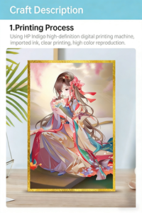 <span class=keywords><strong>Tableros</strong></span> Shikishi Personalizados de Fábrica <span class=keywords><strong>DM</strong></span>, Tarjetas Coleccionables de Anime y Tarjetas Metálicas al por Mayor, Servicio de Impresión Personalizada OEM ODM - Product Image 5