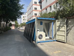 堅牢な20フィート太陽光発電式冷蔵コンテナ（農産物用）/ 太陽光発電式冷蔵庫（魚、肉、果物、野菜用） - Product Image 3