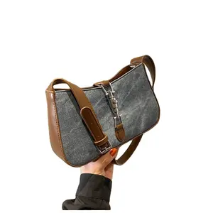 Version coréenne des sacs à main de niche rétro style Maillard sacs d'automne et d'hiver pour femmes