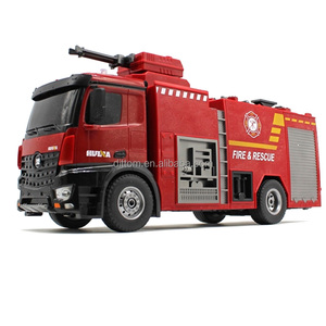 Camión de Bomberos con Aspersor <span class=keywords><strong>Huina</strong></span> <span class=keywords><strong>1562</strong></span> 1/14 RC 2.4G 22CH, Camión de Ingeniería de Combate con Rociador de Agua - Product Image 5