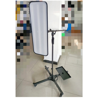 Lampe de détection de bosses légère pour voiture, 6 LED, bande réfléchissante, en aluminium noir, garantie 1 mois, pour détection de bosses et dommages par grêle