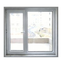 Ventana Corredera Horizontal de UPVC Blanca Antirrobo, Económica, para Proyectos de Viviendas Masivas, Precio de Distribuidor