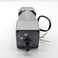 Moteur à induction monophasé AC 220V 370W avec contrôleur de vitesse, moteur à engrenages à vitesse variable réversible pour convoyeur