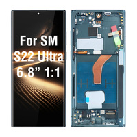 Pas un téléphone uniquement, écran AMOLED OEM 1:1 6,8 pouces pour Samsung S23 Ultra S24 Ultra Note 20 Ultra avec cadre, mobile, panneau non original