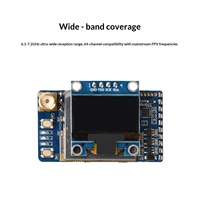 Récepteur d'images VRX-75DF 6172 GHz et récepteur vidéo 72 GHz pour drones FPV avec 1080p FHD et utilisation en intérieur
