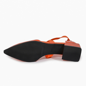 Nouvelle Collection – Chaussures de Luxe Sexy pour Femme à Talons Hauts Épais et Bout Pointu, avec Bride Supérieure en Y et Bride Cheville en X – Modèle ZH-01 - Product Image 5