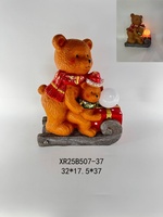 Mini figurine de gnome de Noël avec lumière solaire, tenant un livre joyeux, statue de gnome Père Noël en résine pour la décoration des étagères et des tables de fêtes