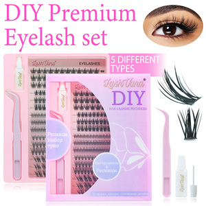 Bán buôn mi nối tổng hợp 10D 20D 30D 40D, tự làm, dạng chùm, ghép nối mi - Product Image 5