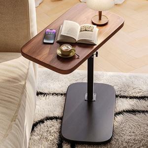 Bàn ghế dài hình vòng cung hiện đại có thể điều chỉnh chiều cao Bàn cà phê đơn giản gấp góc nhỏ phòng khách phòng ngủ đầu giường - Product Image 2