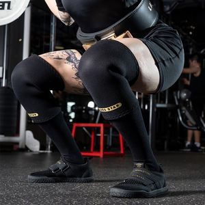 LS0358デッドリフトニースリーブパワーリフティングニープロテクター強度圧縮ヘビーデューティ重量挙げニーブレースサポート - Product Image 2