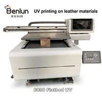 Mesin Printer Inkjet UV Flatbed Benlun Factory Outlet 6090 untuk Cetak Otomatis pada Casing Ponsel, Kulit, Karton, Silinder Ukuran A1/A3/A4