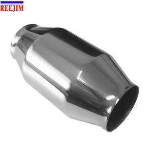 100 CPSI High Flow Metall Edelstahl polierter Katalysator 100 Zellen - Product Image 1