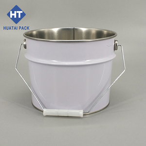 Vendita diretta in fabbrica <span class=keywords><strong>3</strong></span> <span class=keywords><strong>litri</strong></span> rotondi in metallo aperto, angolo con manico in filo manicotto - Product Image 2