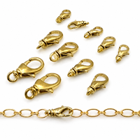 Fermoir Mousqueton Rotatif en Laiton pour Fabrication de Bijoux, Connecteur Universel, Accessoires pour Bracelets, Placage de Surface Personnalisé OEM