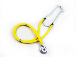 Estetoscopio Médico Multifuncional Clínico de Doble Cabeza con Cabeza Plateada y Gancho para la Oreja - Product Image 3