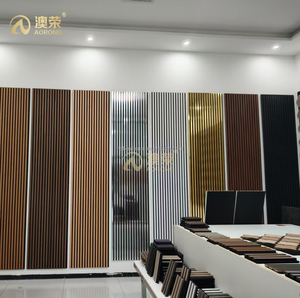 <span class=keywords><strong>Parquet</strong></span> insonorisé pierre écran chaud Flexible <span class=keywords><strong>acoustique</strong></span> étanche Lambrin grain de bois panneau mural cannelé pour la décoration de la maison - Product Image 5