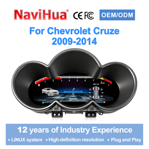 หน้าปัดดิจิตอลสำหรับรถยนต์ Chevrolet Cruze ปี 2009-2014 รุ่น Navihua ดีไซน์ใหม่ ระบบ Linux รองรับ Carplay - Product Image 2