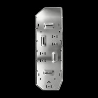 FASTCLUB POER SAHAR HI4-T Réservoir de carburant 8mm/5mm en alliage d'aluminium de haute qualité, bac à huile de châssis, protection inférieure de voiture 2020-2023 Excellent