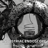 Caméra endoscopique industrielle HD 7 mm avec vision nocturne, étanche, pour l'inspection des conduites, des climatiseurs, des voitures et des machines (OEM)