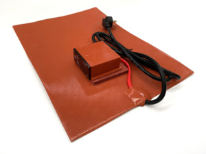 כרית חימום גומי סיליקון חשמלי חימום לצלחת אלומיניום - Product Image 5